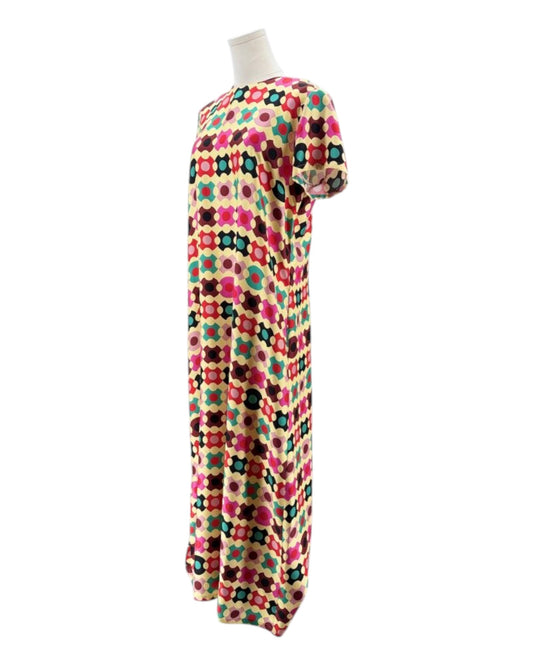 La DoubleJ Groovy Dot Giallo Maxi Dress