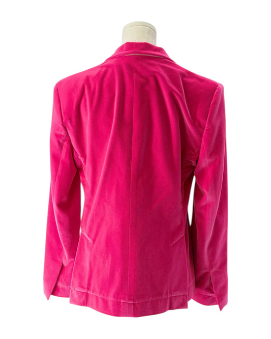 Jejia Velvet Double-Breasted Blazer