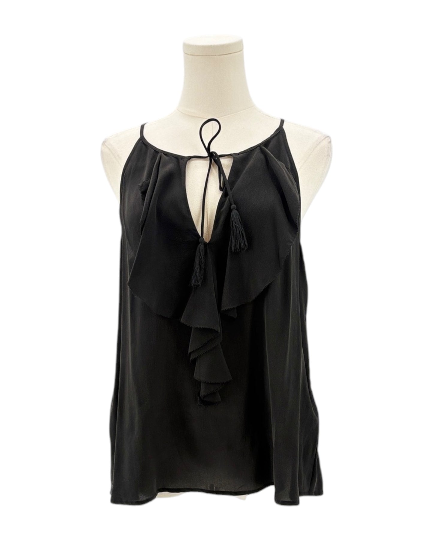 Joie Silk Ruffle Tank
