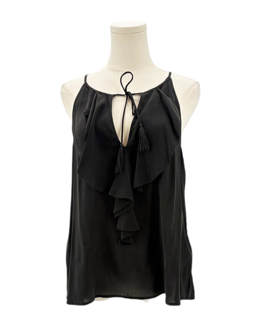 Joie Silk Ruffle Tank