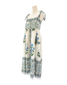 Juliet Dunn floral patterned dress on a mannequin against a white background