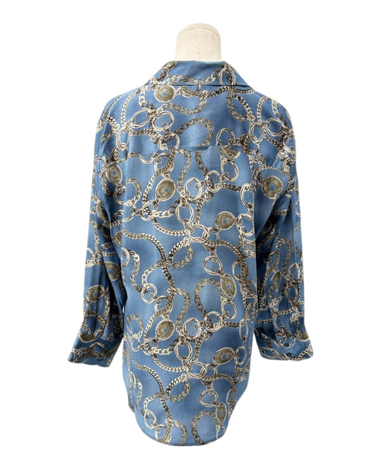 L'Agence Dani Good Luck Chain 3/4 Blouse