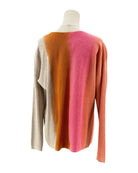 Ombre sweater on a mannequin with a white background