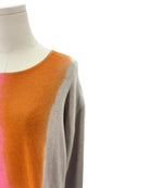Ombre sweater on a mannequin with a white background