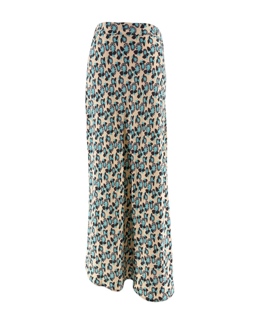 Patterned skirt on a white background