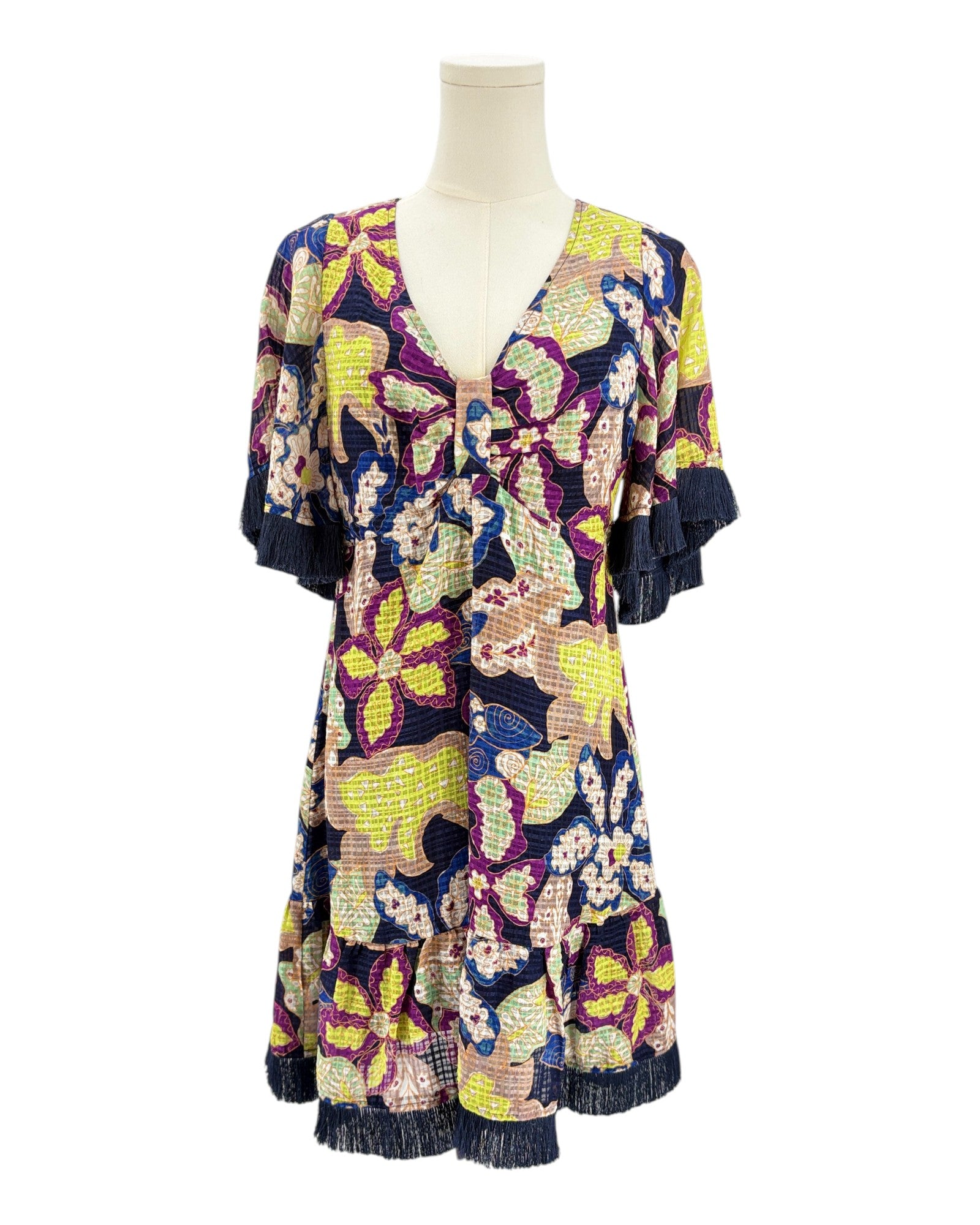Marie Oliver colorful patterned mini dress 