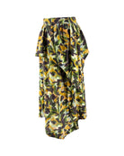 Floral patterned skirt on a white background