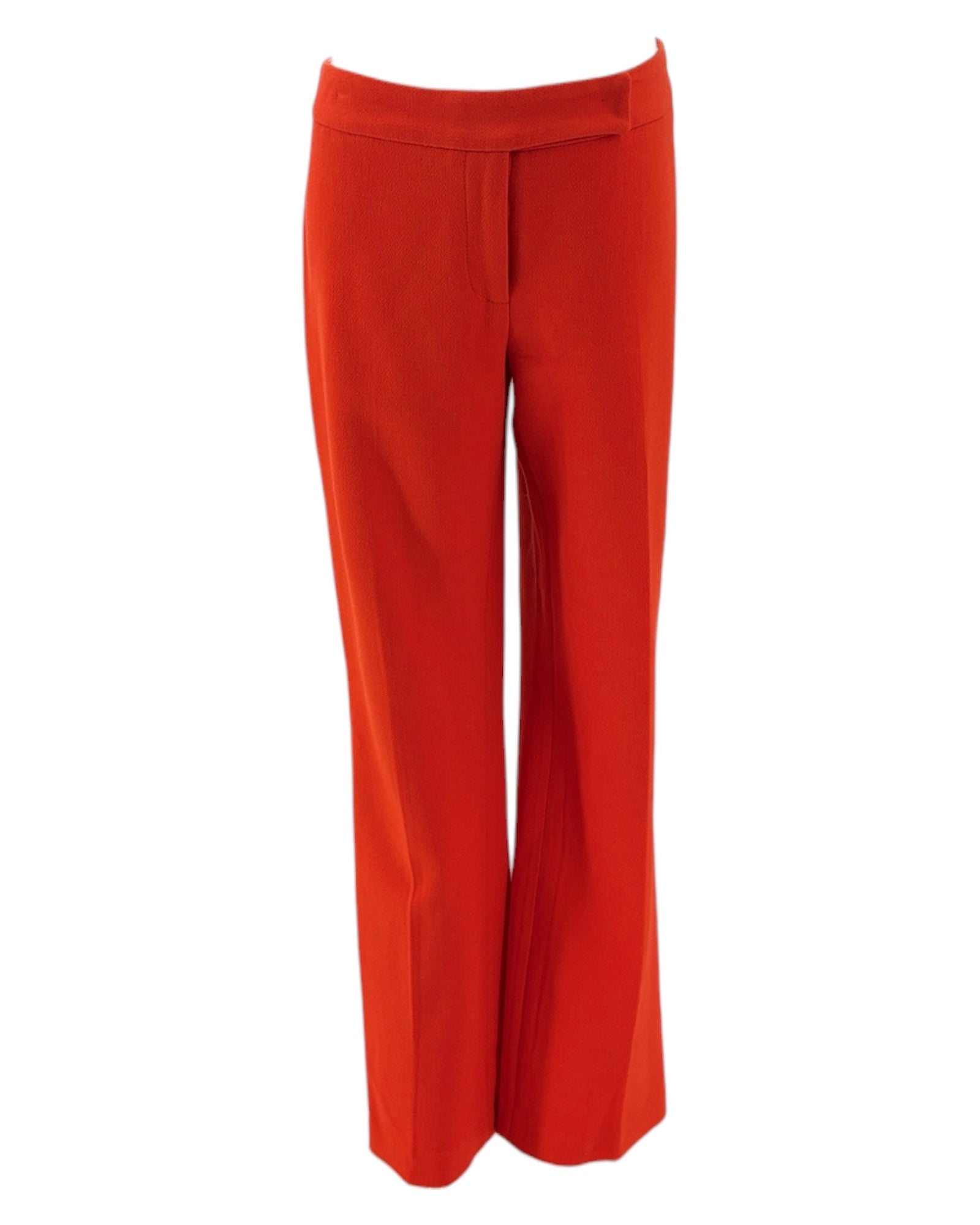 Red pants on a white background
