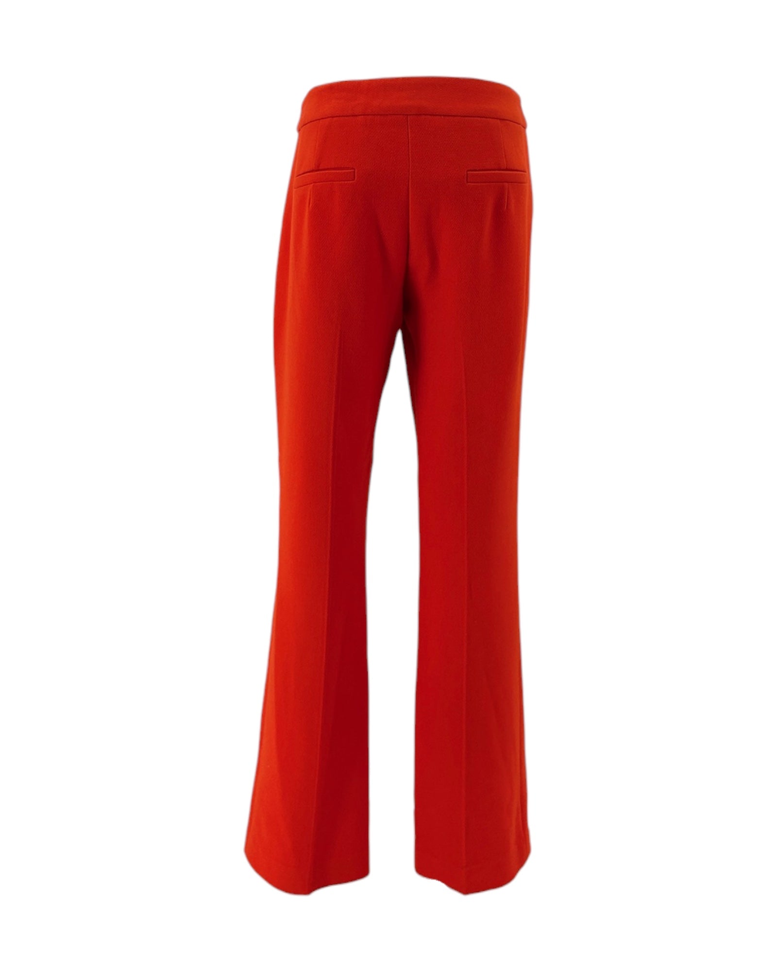Red pants on a white background