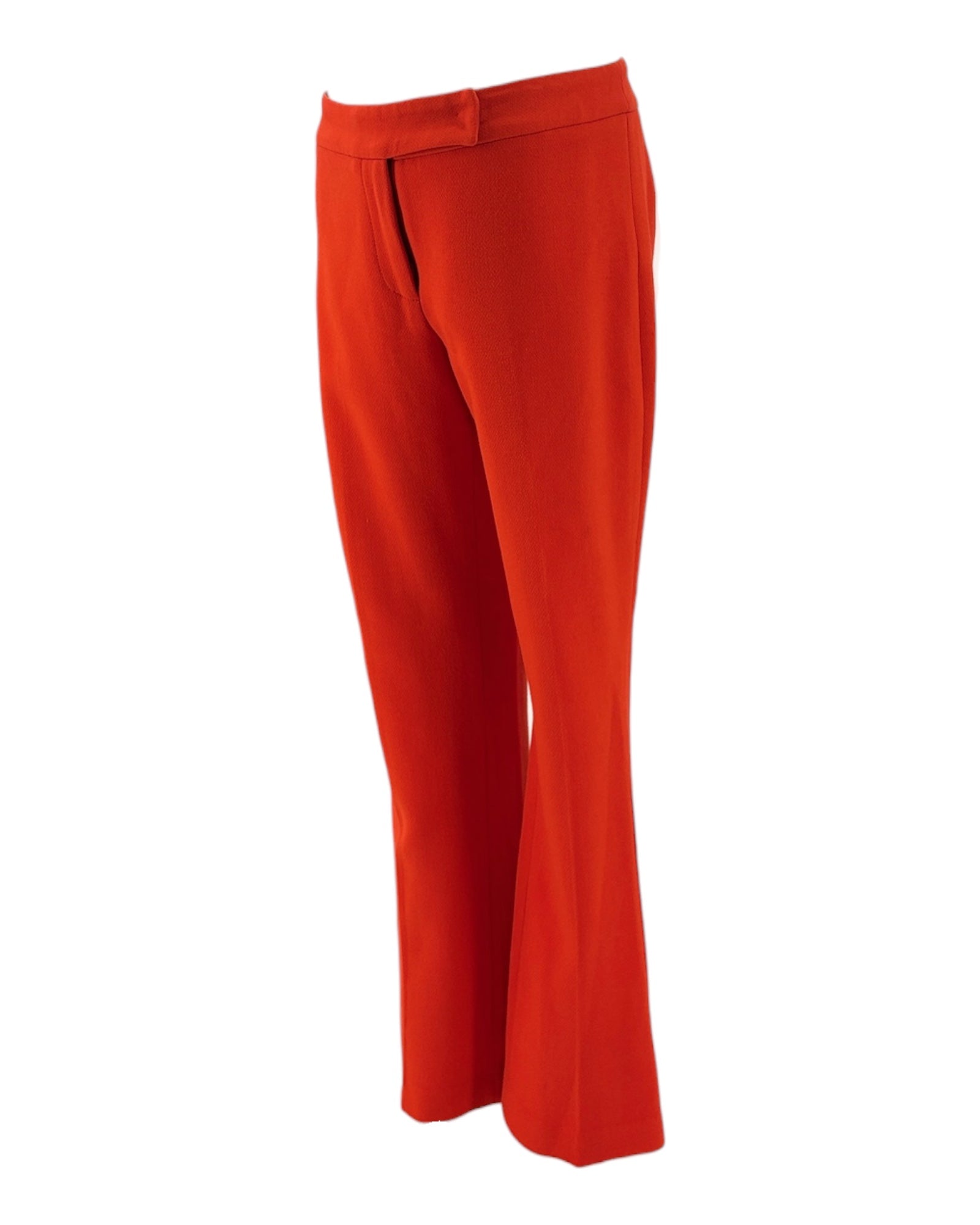 Red pants on a white background