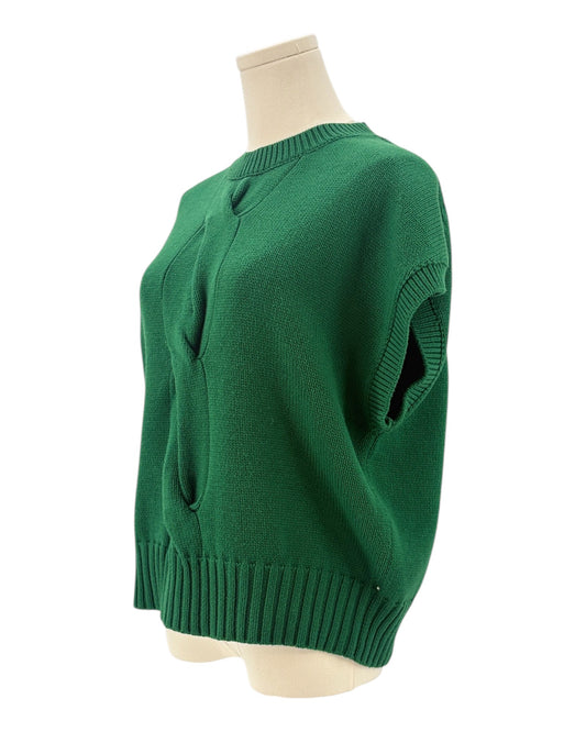 Pearl by Lela Rose green sweater
