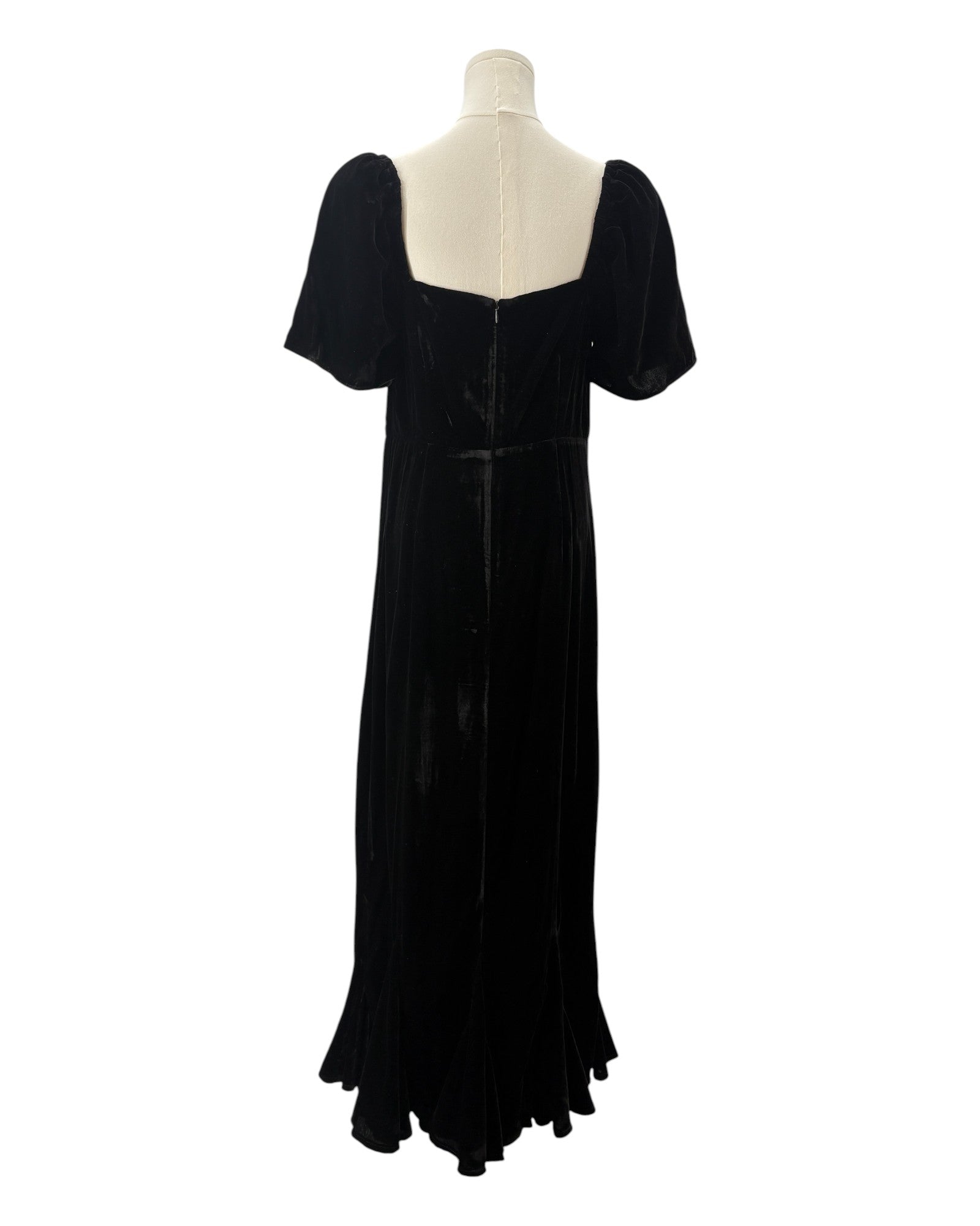 Rhode velvet lack bustier max dress