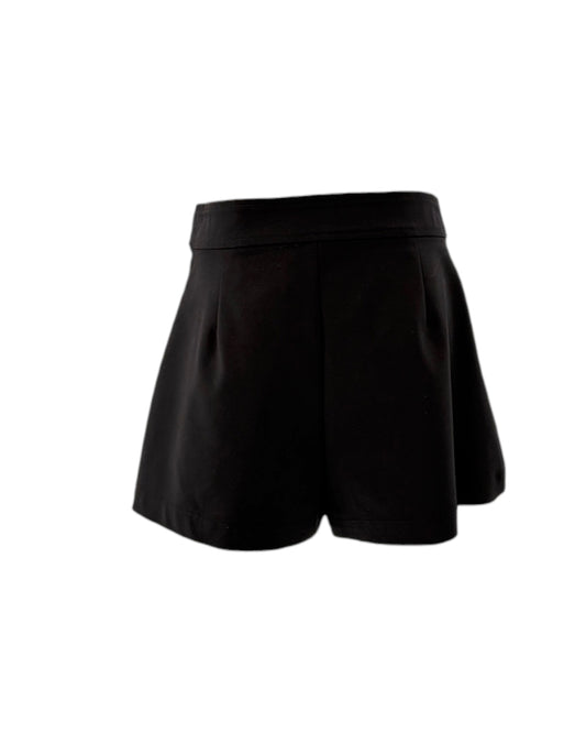 Black shorts on a white background