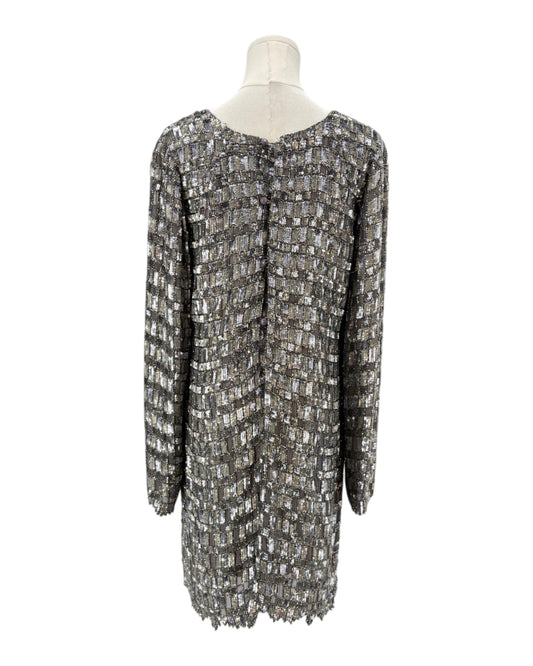 Retrofête Delilah Hand-Embroidered Mini Dress