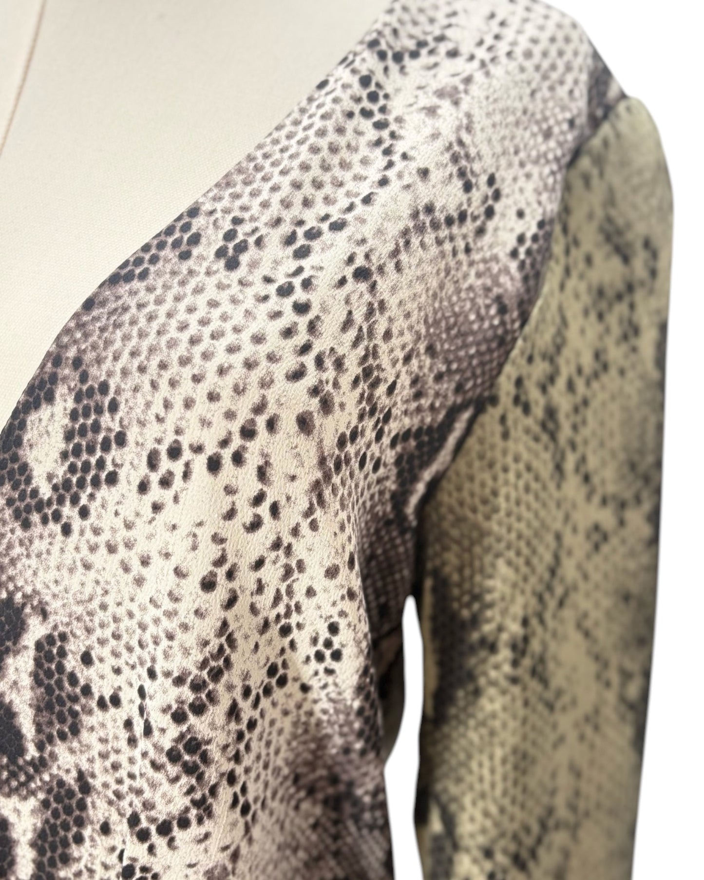Sen Snake Print Mini Dress