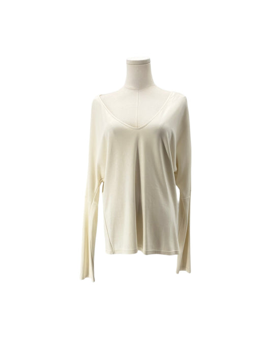 Theory V Neck Long Sleeve Top