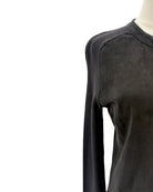 Black long sleeve jacket on mannequin on white background