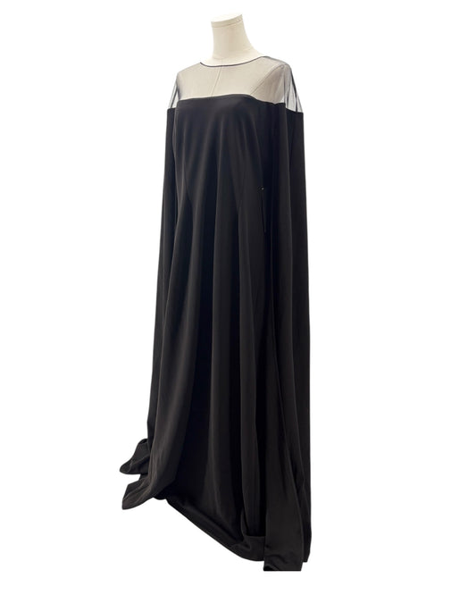 Tuckernuck Black Estelle Cape Maxi Dress
