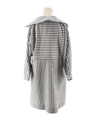 Striped mini dress on mannequin on a white background
