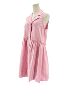Tuckernuck pink sleeveless button down dress 