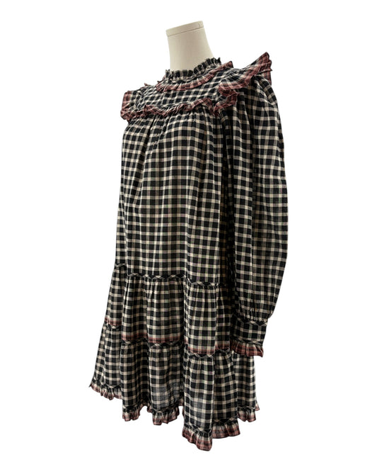 Ulla Johsnon Gingham Plaid Dress