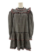 Ulla Johsnon Gingham Plaid Dress