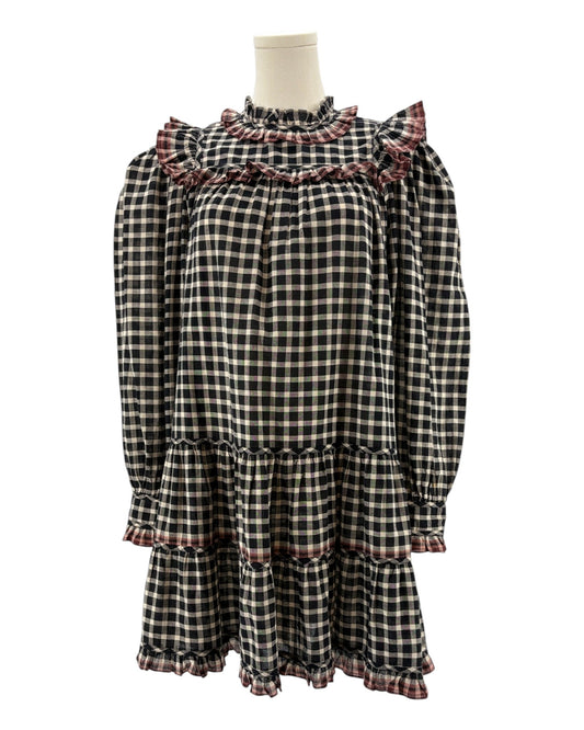 Ulla Johsnon Gingham Plaid Dress