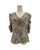 Veronica Beard Floral Blouse