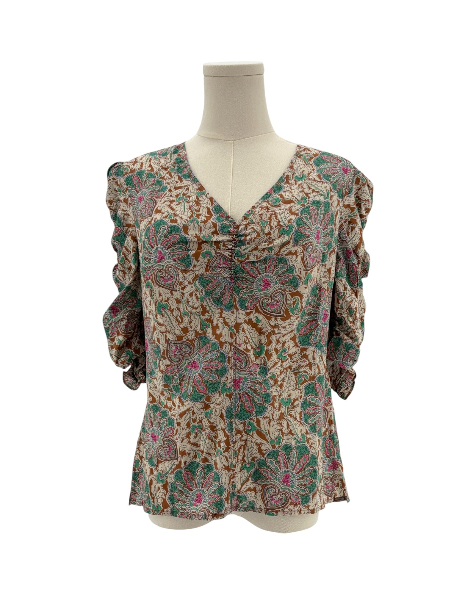 Veronica Beard Floral Blouse