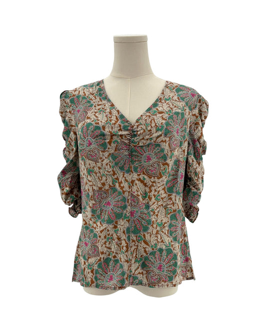 Veronica Beard Floral Blouse