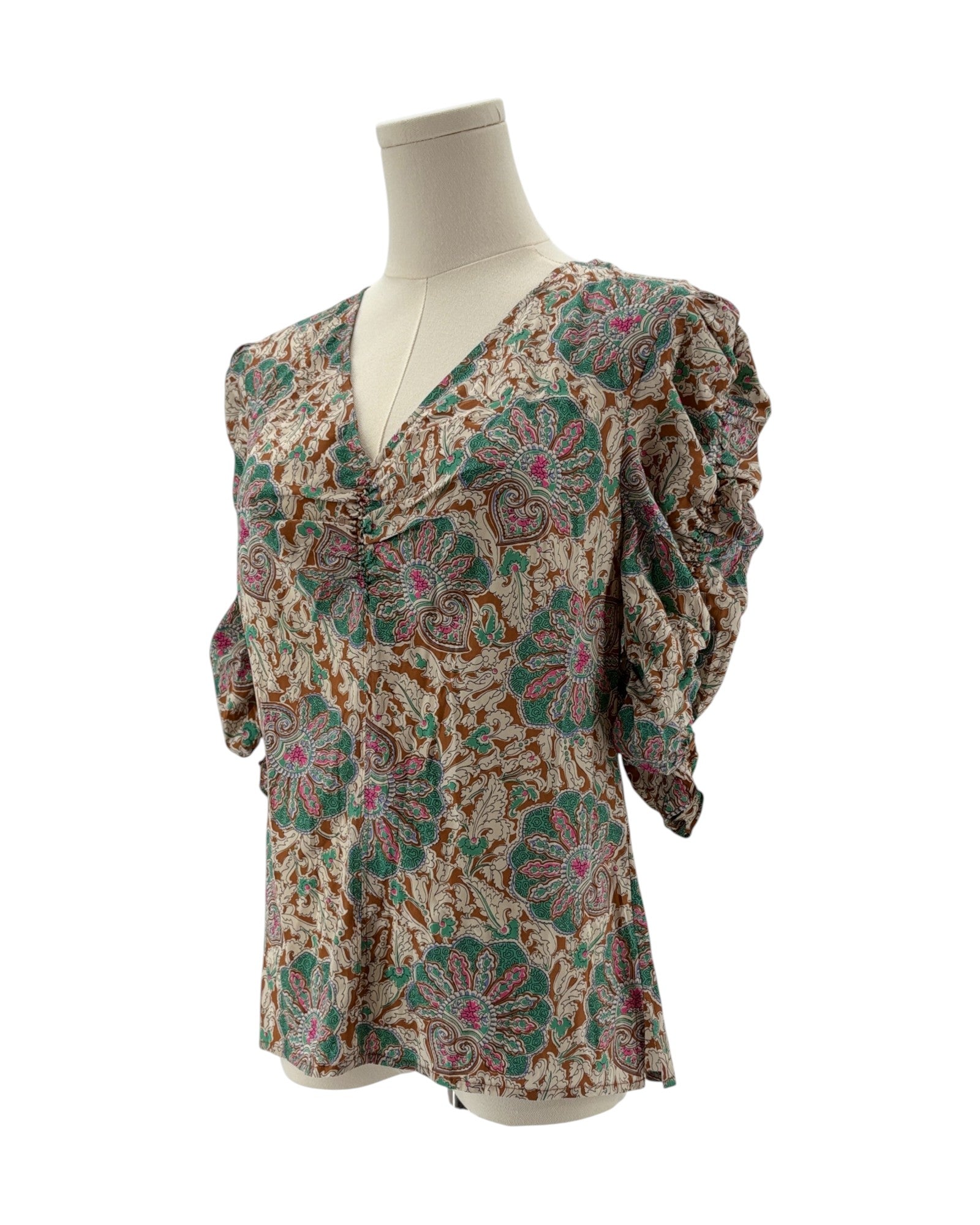Veronica Beard Floral Blouse