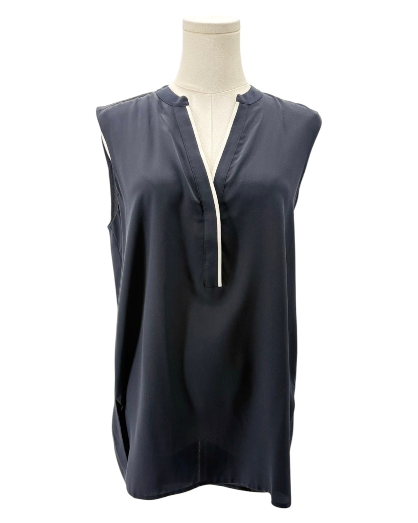 Vince 100% Silk Sleeveless Top
