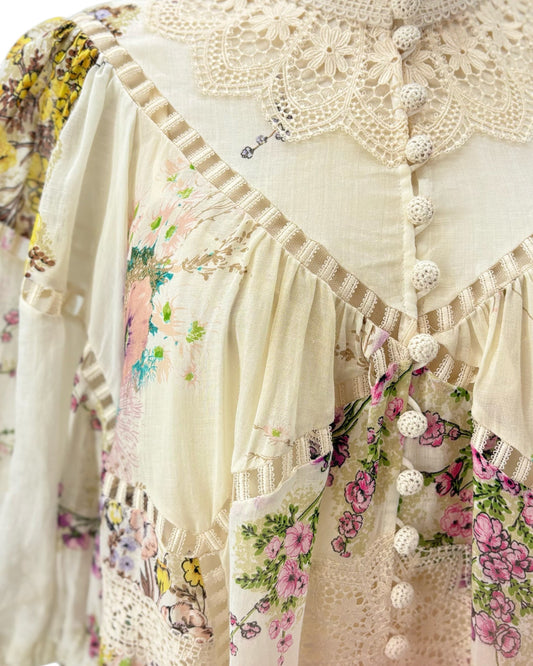 Zimmerman Jude Floral Lace Mini Dress