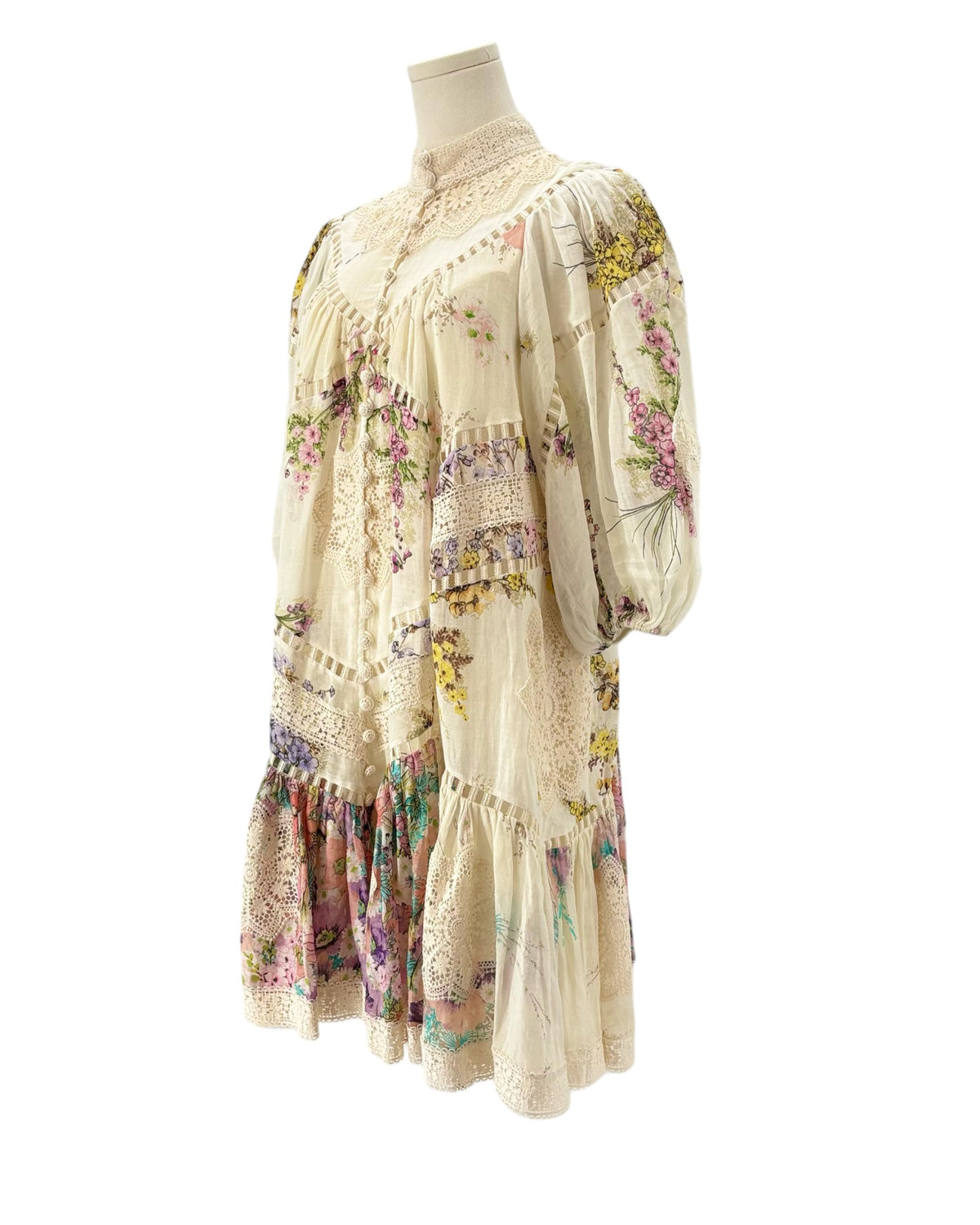 Jude Floral Lace Mini Dress