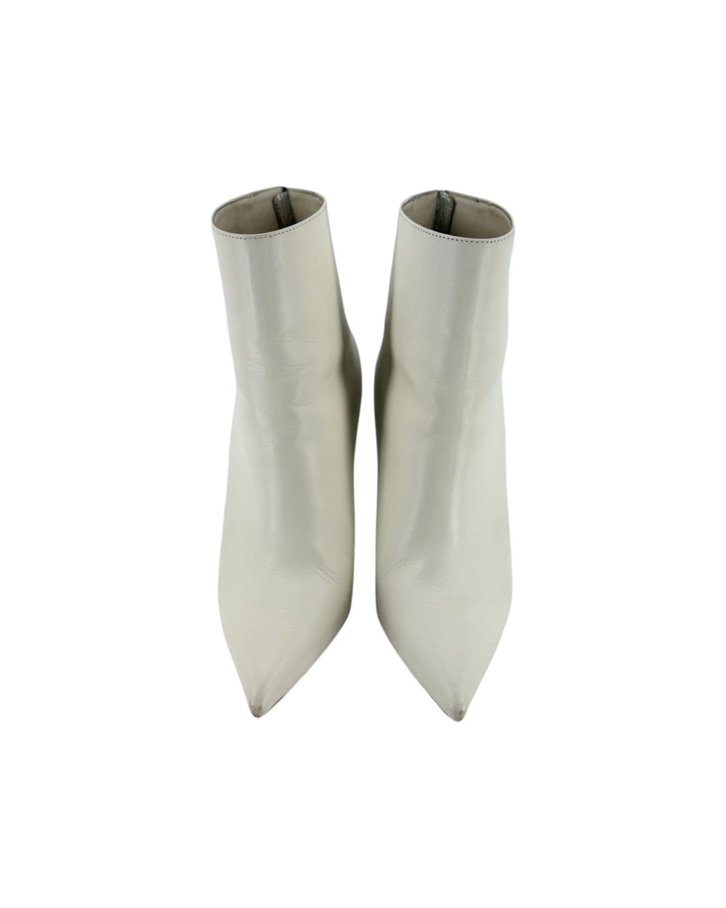 Christian Louboutin Delicotte 100 Smooth & Mirrored Leather Ankle Boots